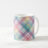 Spring Pastel Diagonal Kaffeetasse (VorderseiteRechts)