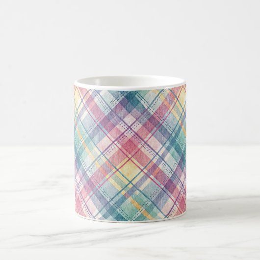Spring Pastel Diagonal Kaffeetasse (Mittel)