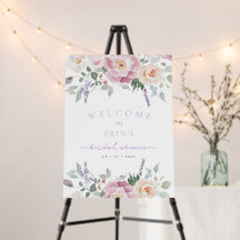 Spring Pastel Floral Brautparty Willkommen