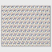 Spring Pastel Floral Geschenkpapier (Flach)