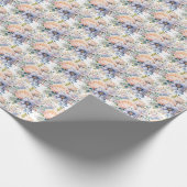 Spring Pastel Floral Geschenkpapier (Ecke)