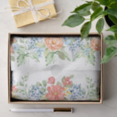 Spring Pastel Florals Decoupage Paper Seidenpapier (Geschenk)