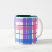 Spring Pastel Karierte Tasse (VorderseiteRechts)