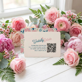 Spring Pastel Petals Enclosure Card Begleitkarte