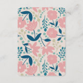 Spring Pastel Petals Enclosure Card Begleitkarte (Rückseite)