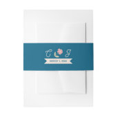 Spring Pastel Petals Invitation Belly Band (Vorderseite Beispiel)
