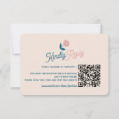 Spring Pastel Petals Response Card RSVP Karte (Vorderseite)