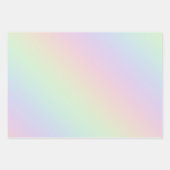 Spring Pastel Rainbow Ombre Mix Geschenkpapier Set (Vorderseite 2)
