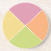 Spring Pastel Sherbet Getränkeuntersetzer (Vorne)