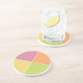 Spring Pastel Sherbet Getränkeuntersetzer (Seite)