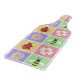 Spring Patches Glass Cutting Board Schneidebrett (Ecke)