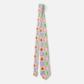 Spring Patches Herren's Neck Tie Krawatte (Rückseite)