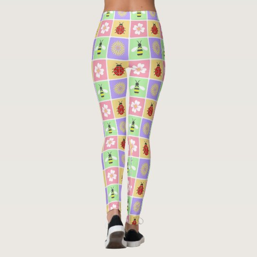 Spring Patches Leggings (Rückseite)
