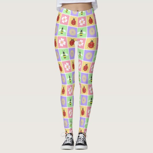 Spring Patches Leggings (Vorderseite)