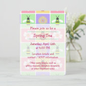 Spring Patches Party Einladung (Stehend Vorderseite)
