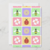 Spring Patches Party Einladung (Rückseite)