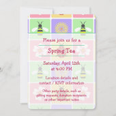 Spring Patches Party Einladung (Vorderseite)