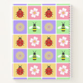 Spring Patches Spiral Notebook Notizbuch (Rückseite)