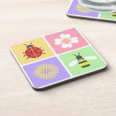 Spring Patches Square Untersetzer (Linke Seite)