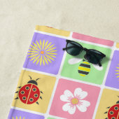 Spring Patches Strandtuch (Beispiel)