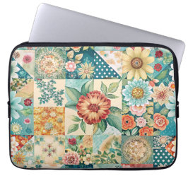Spring Patchwork Laptopschutzhülle