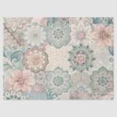 Spring Patchwork Nahtlos Seidenpapier (Vorderseite)