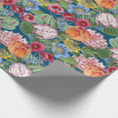 Spring Peonings Blume Garden Geschenkpapier (Ecke)