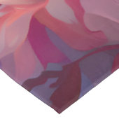 Spring Peony Bloom Garden Watercolor Tischdecke (Schrägansicht)