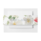 Spring Peony Watercolor Wedding Bly Band (Vorderseite Beispiel)