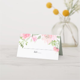 Spring Peony Wedding Platzkarte