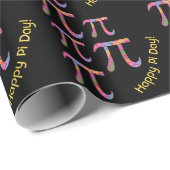 Spring Pi © Floral Pi Symbol Happy Pi Day Geschenkpapier (Rolleneckpunkt)