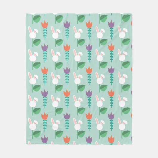 Spring Picnic Blanket Fleecedecke (Vorderseite)