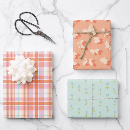 Spring Picnic Gift Wrap (Stil 2) Geschenkpapier Set (Vorderseite)