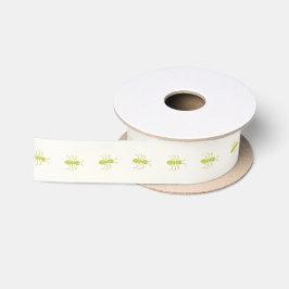 Spring Picnic Marching Ants Ribbon Satinband