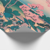 Spring Picnic unter den Blume des Kirschbaums Mont Geschenkpapier (Ecke)