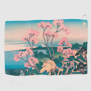 Spring Picnic unter den Blume des Kirschbaums Mont Golfhandtuch