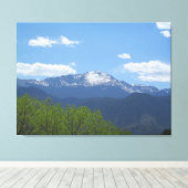 Spring Pikes Peak Leinwand (Insitu (Holzboden))