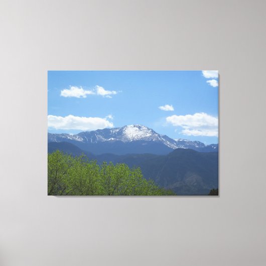 Spring Pikes Peak Leinwand (Vorderseite)