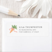 Spring Pink Bow Carrot Moderne Minimale Adresse (Insitu)