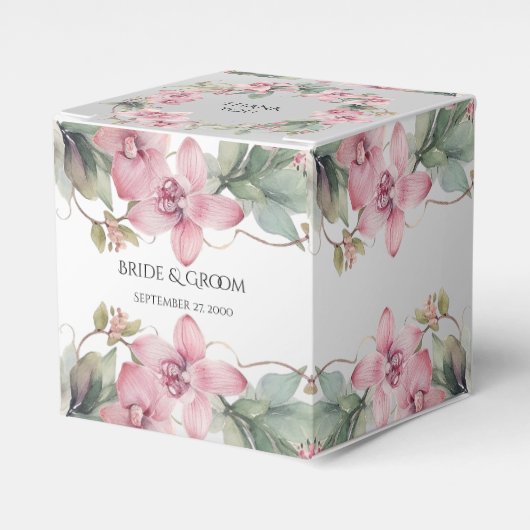 Spring Pink Floral Fevor Box Geschenkschachtel (Vorderseite)