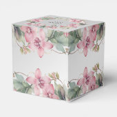 Spring Pink Floral Fevor Box Geschenkschachtel (Rückseite)