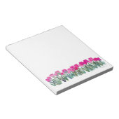 Spring Pink Tulips 5,5" x 6" Notepad - 40 Seiten Notizblock (angewinkelt)