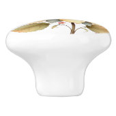 Spring Pink Yellow Garden Flower Keramikknauf (Seitenansicht)