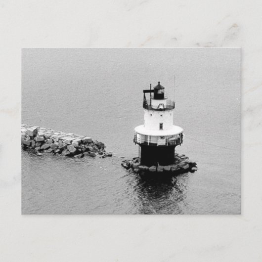Spring Point Ledge Leuchtturm 2 Postkarte (Vorderseite)