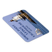 Spring Point Ledge Leuchtturm, Foto Magnet (Rechte Seite)