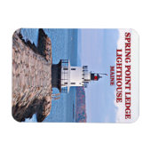 Spring Point Ledge Leuchtturm, Maine Foto Magnet (Horizontal)