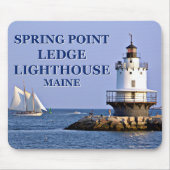 Spring Point Ledge Lighthouse, Maine Mousepad (Vorne)