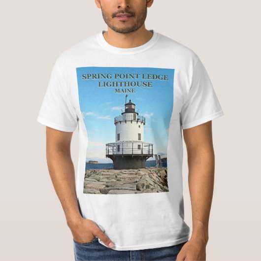 Spring Point Ledge Lighthouse, Maine T - Shirt (Vorderseite)