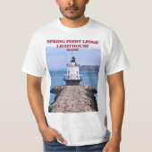 Spring Point Ledge Lighthouse, Maine T - Shirt (Vorderseite)
