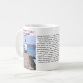 Spring Point Ledge Lighthouse, Maine Tasse (Vorderseite Links)